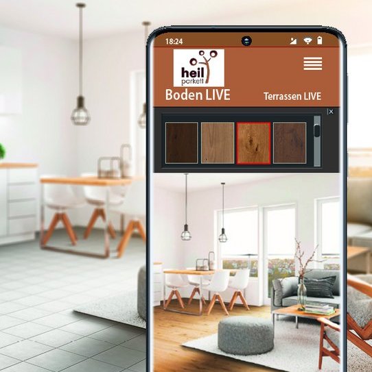 designStudio Boden von Heil Parkett - jetzt Bodenbeläge online ausprobieren