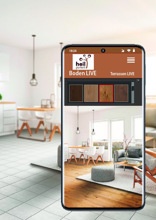 Bodenbeläge planen mit Boden LIVE von Heil-Parkett